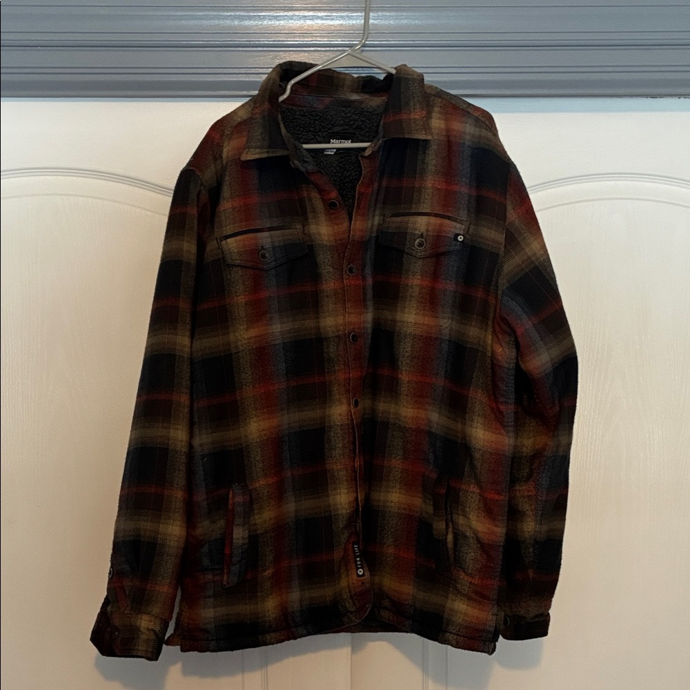 Marmot Men's Multicolor Plaid Shirt Jacket